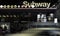 Subway Sign Lights at Times Square NYC Rush Hour Cars Taxi Streets