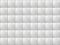 Subway square tile pattern. White seamless brick background