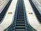 Subway / tube atuomatic stairs / escalator