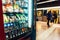 Subway Vending Machine with Soda and Snacks