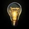 Success concept creative Light bulb