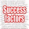 Success factors word with zoom in effect