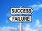 Success Failure Signpost