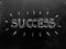 Success Handwritten on Blackboard