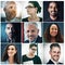 Success has many different faces. Composite portrait of a group of diverse businesspeople.