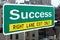 Success Highway Sign