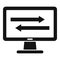 Success online market icon, simple style