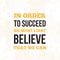 Success poster, motivation design, wall art on light background. Inspirational flyer, success concept. Lifestyle advice