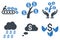 Success Startup Flat Vector Icons