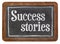 Success stories on blackboard