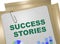 SUCCESS STORIES concept