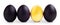 Success Symbol Concept with gold and black eggs