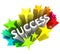 Success - Word Surrounded by Colorful Stars