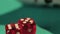 Successful poker player hands showing spades royal flush into camera, lucky game