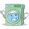 Successful washing machine character cartoon