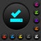 Successfully saved dark push buttons with color icons