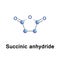 Succinic anhydride molecular formula