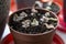 Succulents: various echeveria indoor plants in pots. Mix of beautiful succulents. Lifestyle image