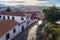 Sucre - July 21, 2017: Panorama of the old town of Sucre, Bolivia