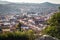 Sucre - July 21, 2017: Panorama of the old town of Sucre, Bolivia