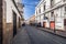 Sucre - July 21, 2017: Streets of the old town of Sucre, Bolivia
