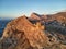 Sudak Castle in Crimea. Genoese. Aerial view