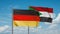 Sudan and Germany flag