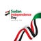 Sudan Independence Day Vector Design Illustration