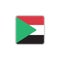 Sudan national flag flat icon