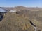 Sudden ruins aerial view / Kars