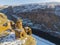 Sudden ruins aerial view / Kars