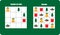 Sudoku game with christmas pictures bell, gift for children, easy level, education game for kids, preschool worksheet activity,