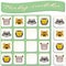 Sudoku for kids with colorful animals images