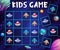 Sudoku kids game, UFO spaceship, alien starship