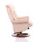 Suede fabric recliner chair