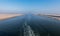 Suez Canal, waterway for shipping traffic.