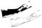 Suffolk County, New York State U.S. county, United States of America, USA, U.S., US map vector illustration, scribble sketch