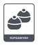 sufganiyah icon in trendy design style. sufganiyah icon isolated on white background. sufganiyah vector icon simple and modern