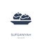 Sufganiyah icon. Trendy flat vector Sufganiyah icon on white background from Religion collection