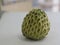 Sugar apple, sweet fruit Scientific name Annona squamosa Linn skin green, flesh inside white