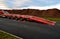 sugar beet landfill. preparation for transport from field