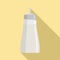 Sugar container icon, flat style