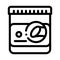 Sugar Container Icon Vector Outline Illustration