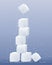 Sugar cube tower