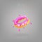 Sugar donut Vector illustration icon symbol