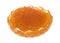 Sugar free apricot preserves in glass bowl