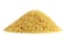 Sugar heap, Sugar mountain shape granulated sugar yellow, Pile of brown sugar from sugar cane reed, Sucrose white background