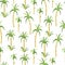 Sugarcane or cane seamless pattern for food`s package flat vector illustration.