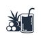 Sugarcane juice icon, Vector