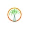Sugarcane logo and symbol vector image